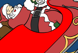 Santas Ride Coloring Game