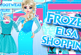 Frozen Elsa Shopping 