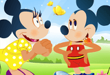 Vestir Mickey e Minnie