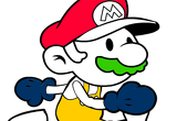 Coloring Mario Bros