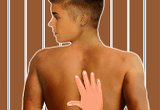 Massagem no Justin Bieber
