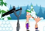 Phineas e Ferb - Guerra de Bolas de Neve
