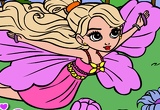 Barbie Thumbelina Coloring