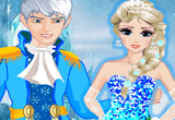 Vestir e Maquiar Elsa