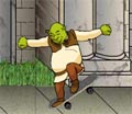 Manobras de Skate com Shrek