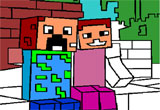 Desenho do Minecraft para Colorir